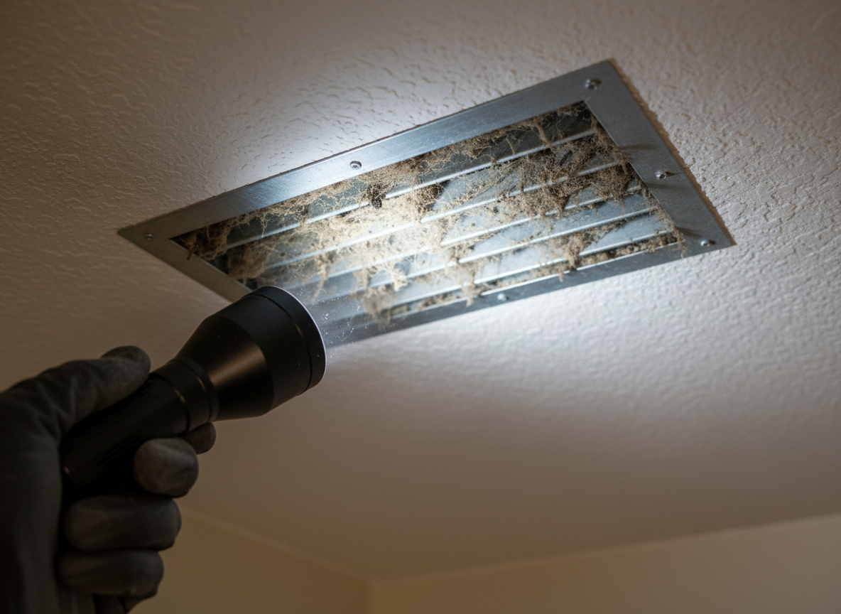 How to Spot Dust and Debris Buildup in Benbrook Air Ducts