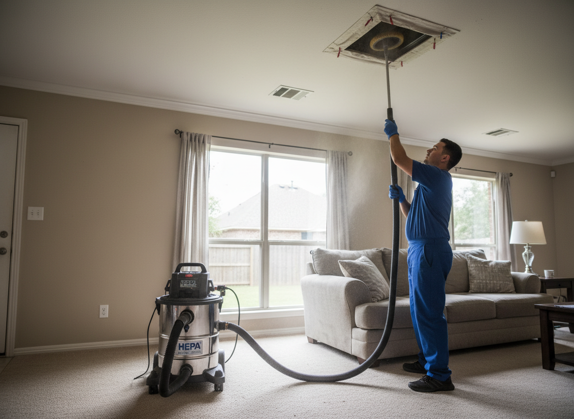 Air Duct Cleaning in Brookside Estates, TX 76126